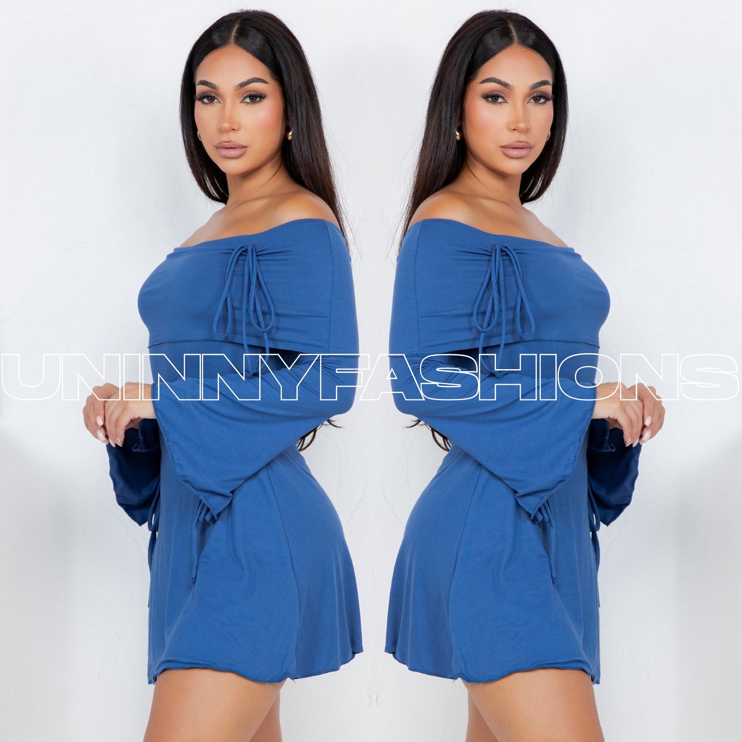 Bell Sleeves Dress