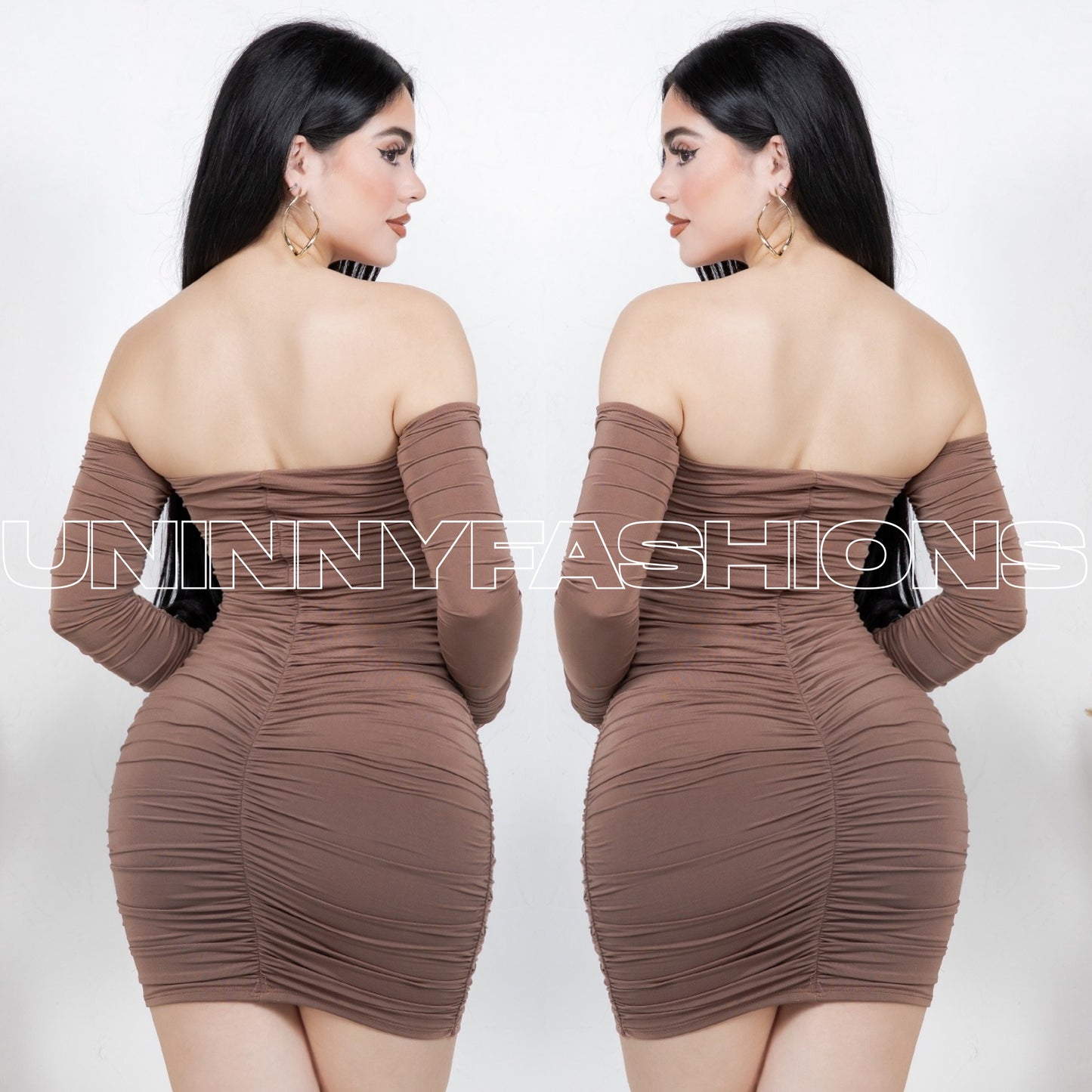 Mini Ruched Dress