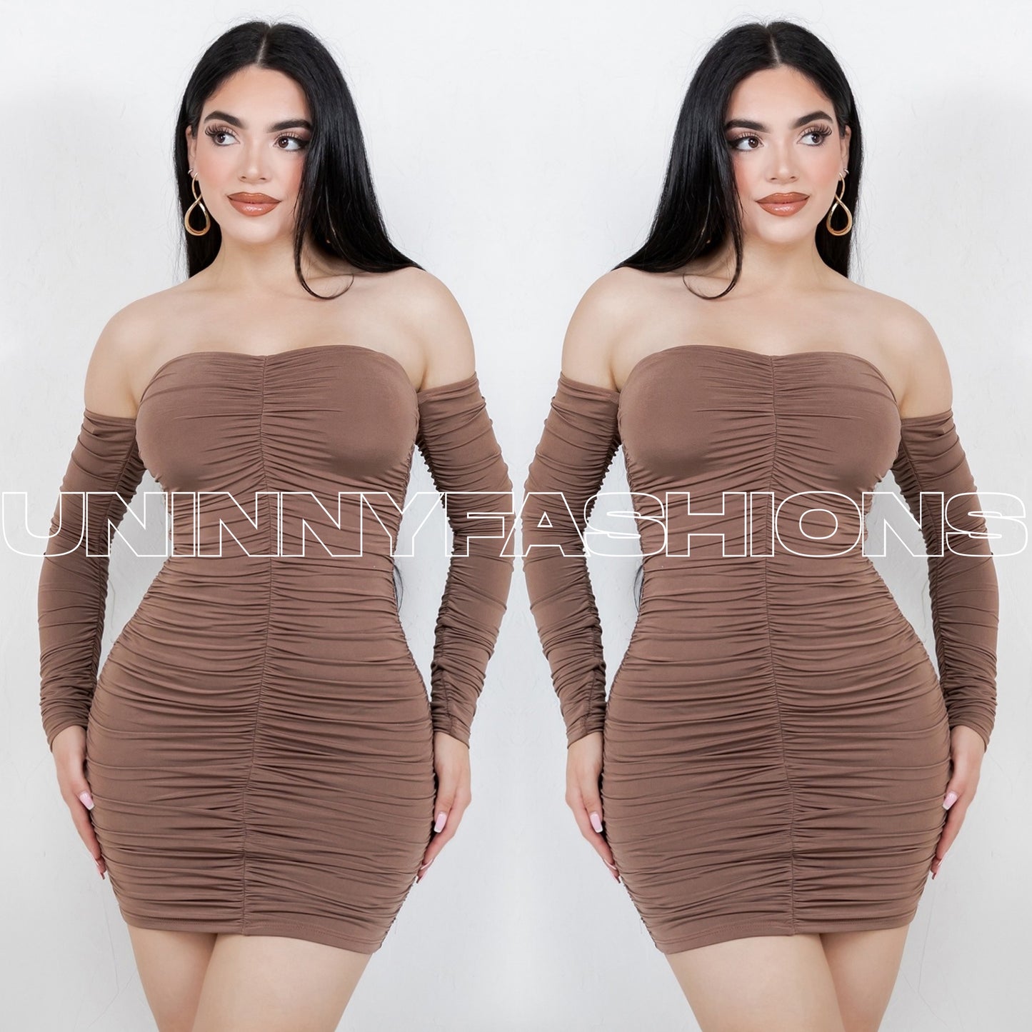 Mini Ruched Dress