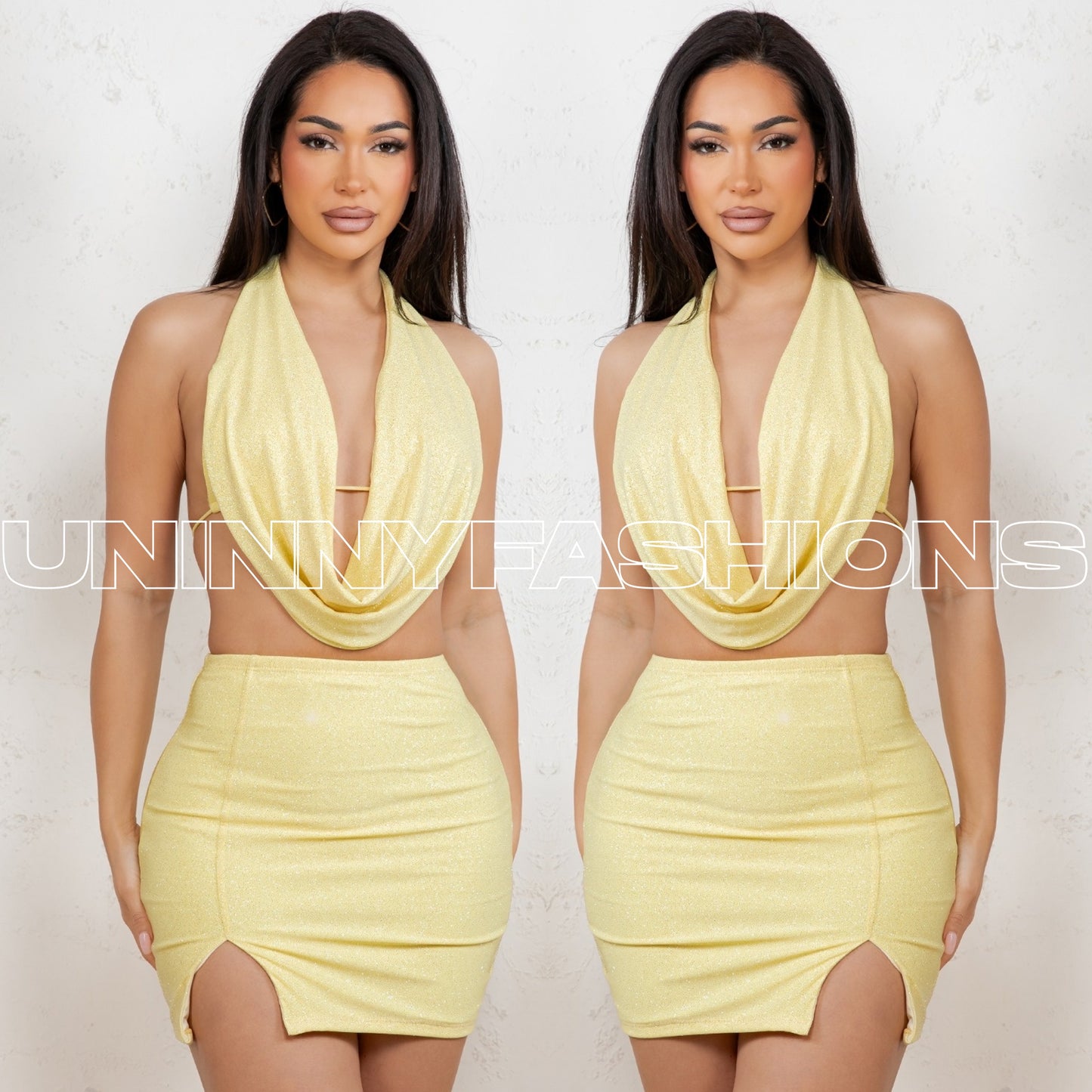 Glitter Skirt Set