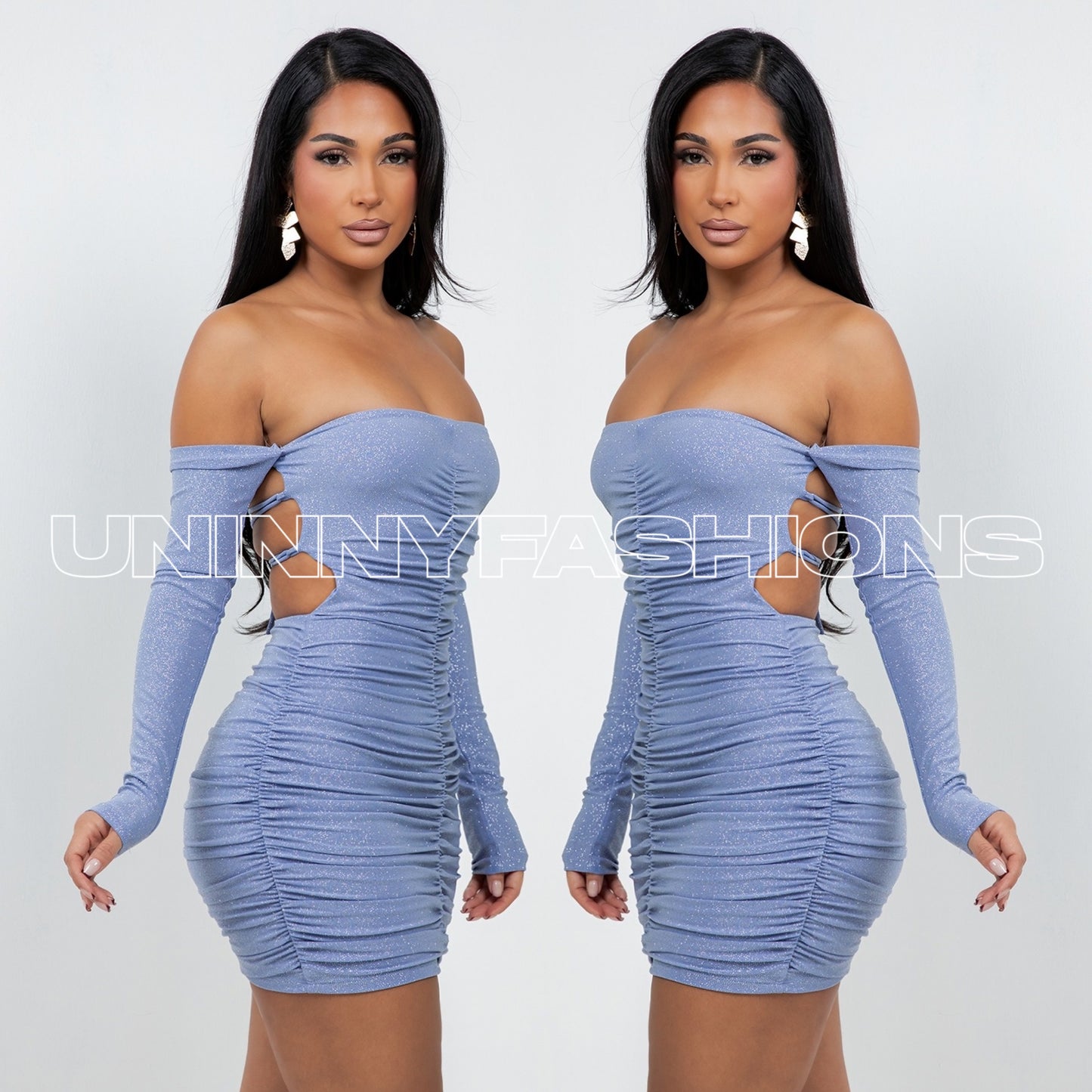 Glitter Ice Mini Dress