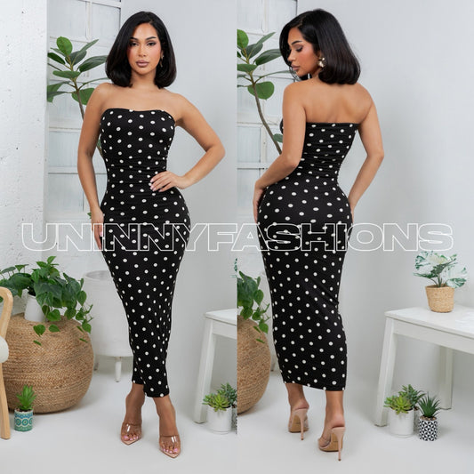 Black Polka Dot