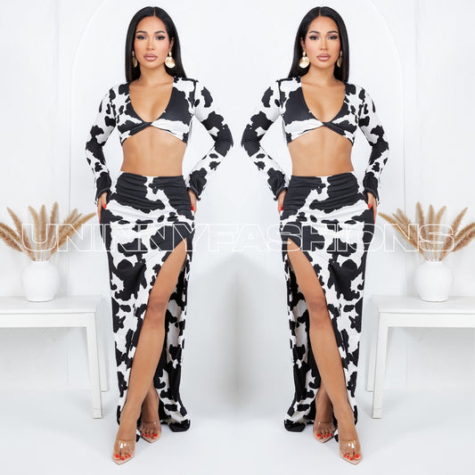 Cow Print SET