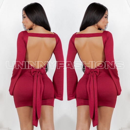 Back Bow Dress