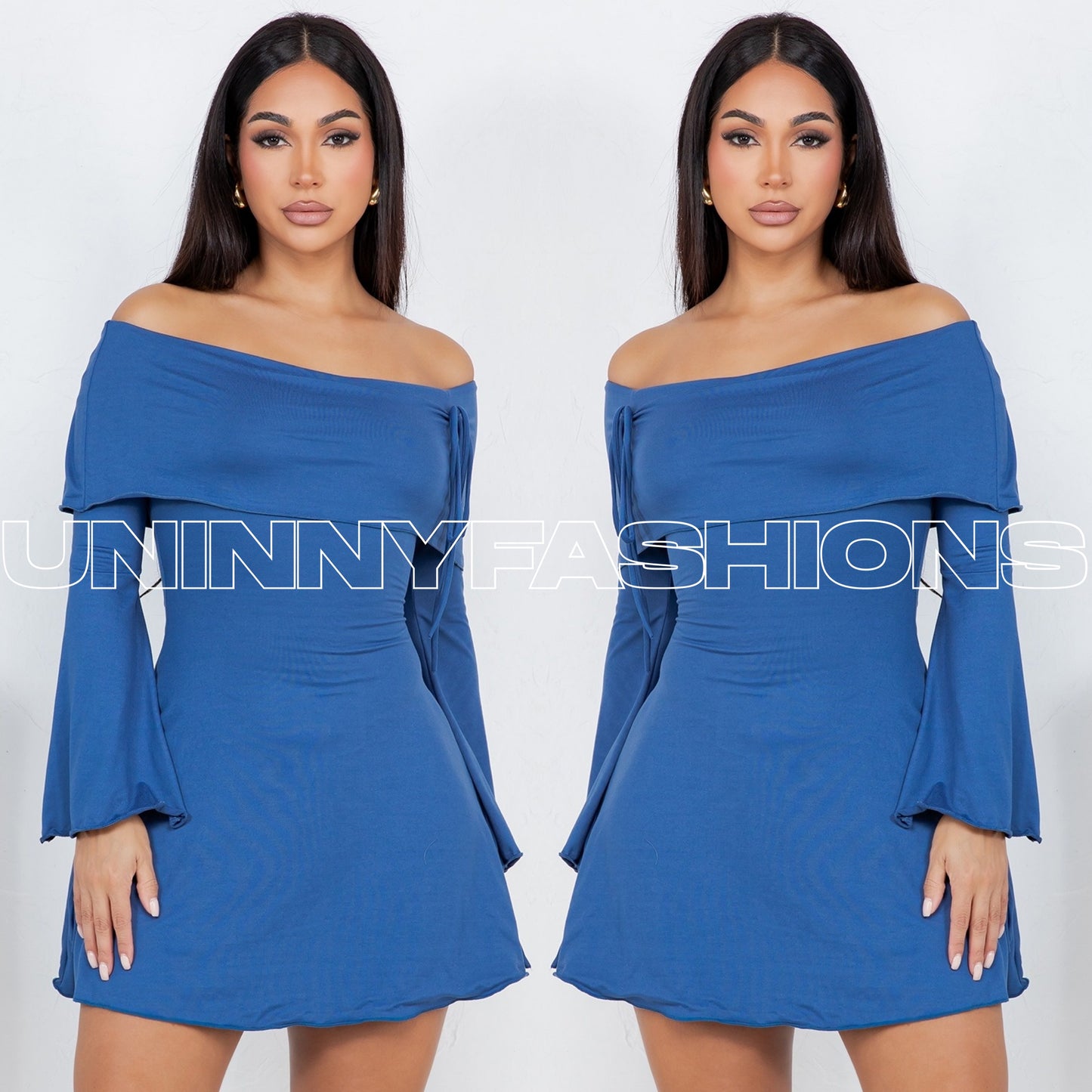 Bell Sleeves Dress