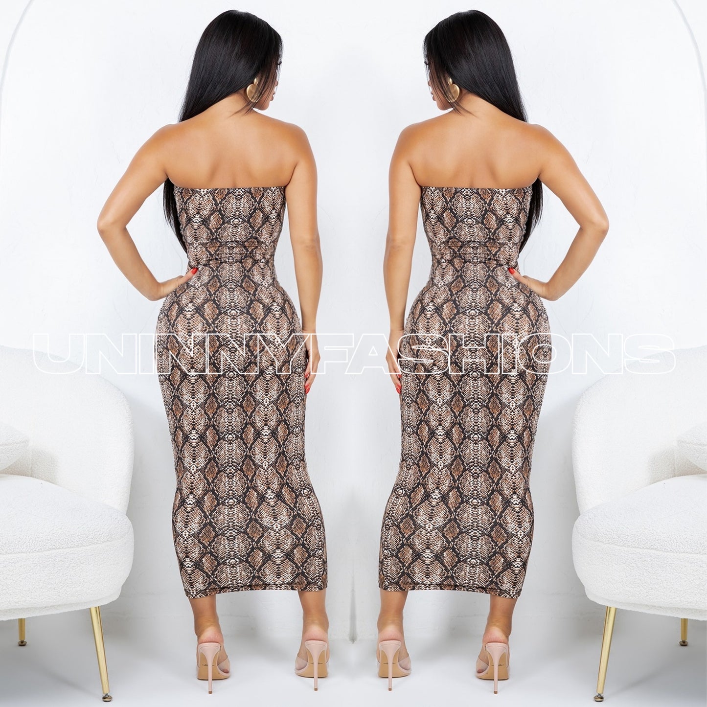 Snake Tube Dress