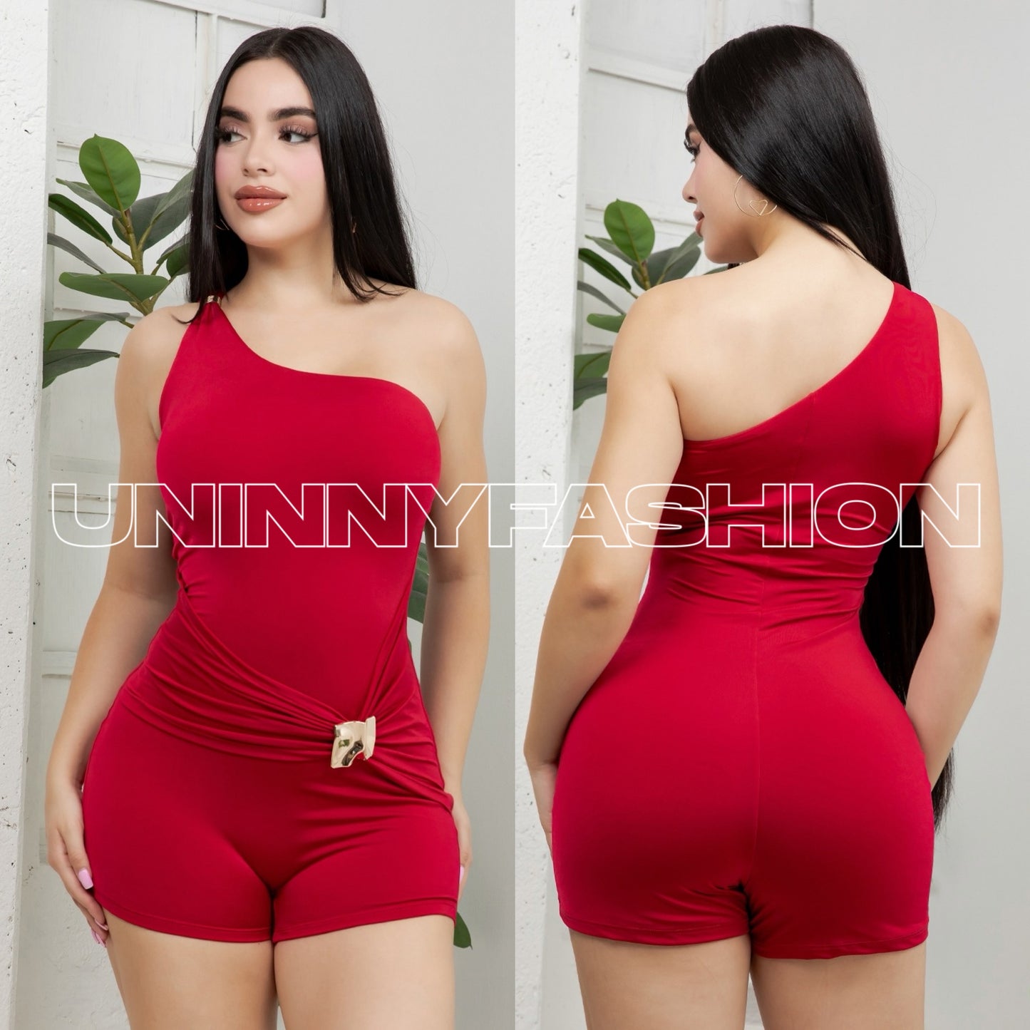 One Side Romper