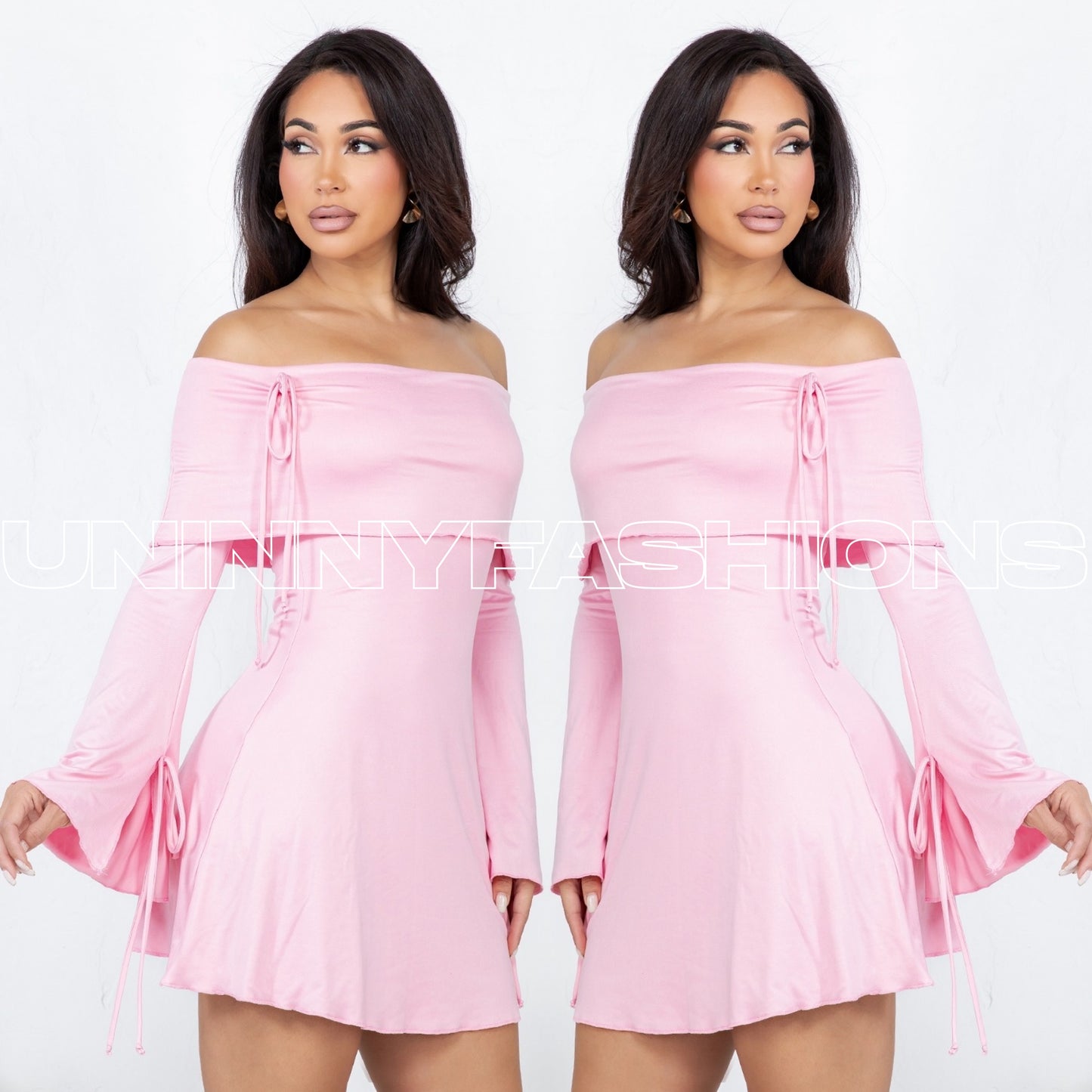 Bell Sleeves Dress