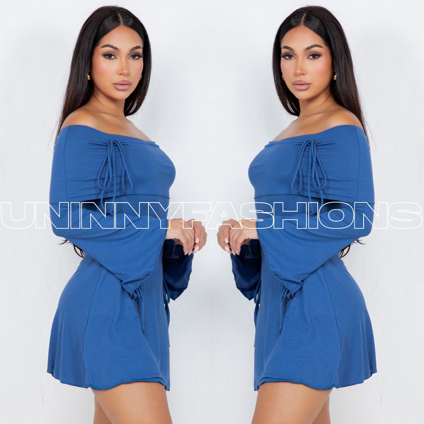 Bell Sleeves Dress