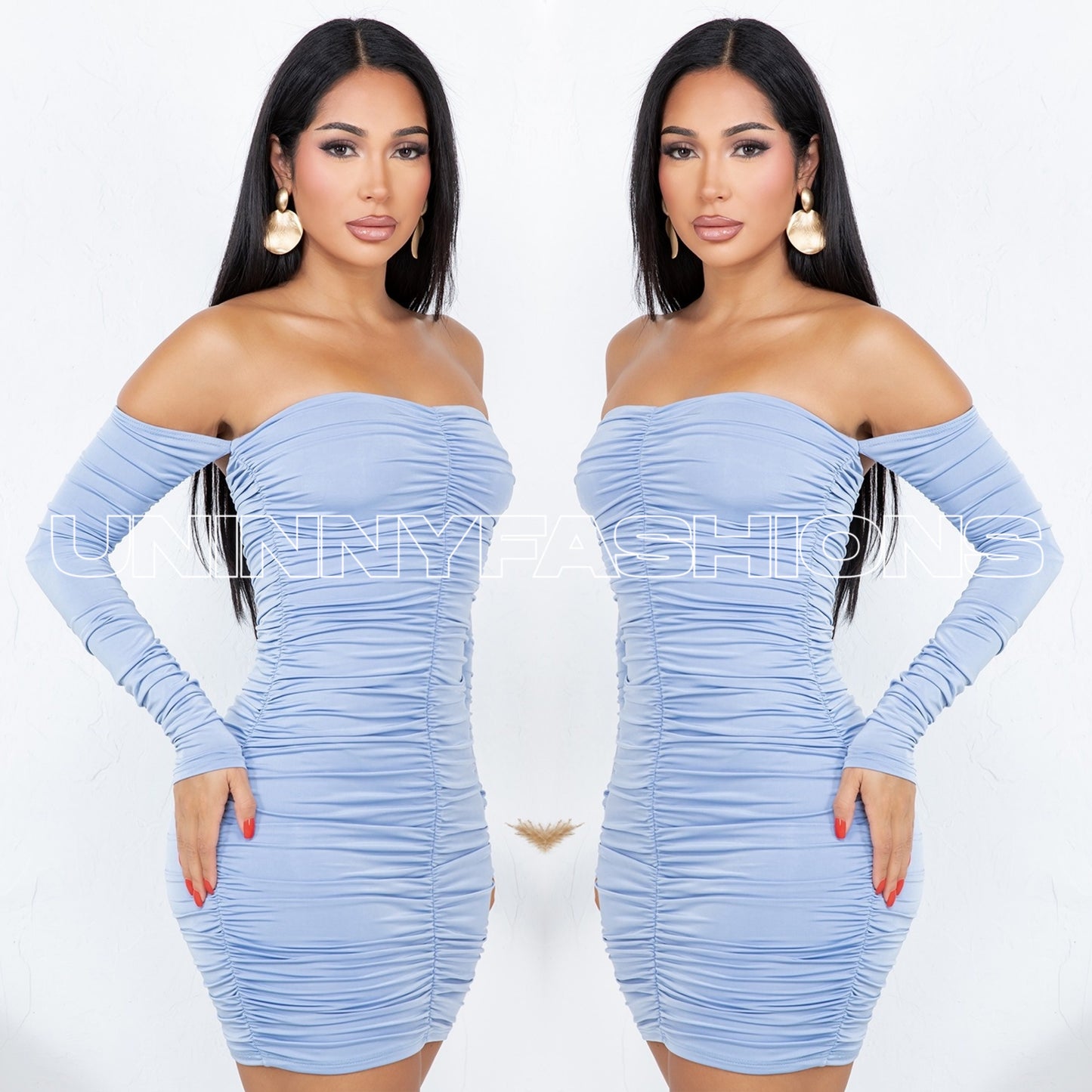 Mini Ruched Dress