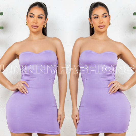 Lavender Mini Dress