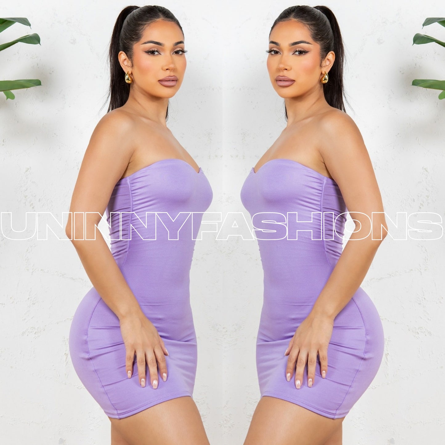 Lavender Mini Dress