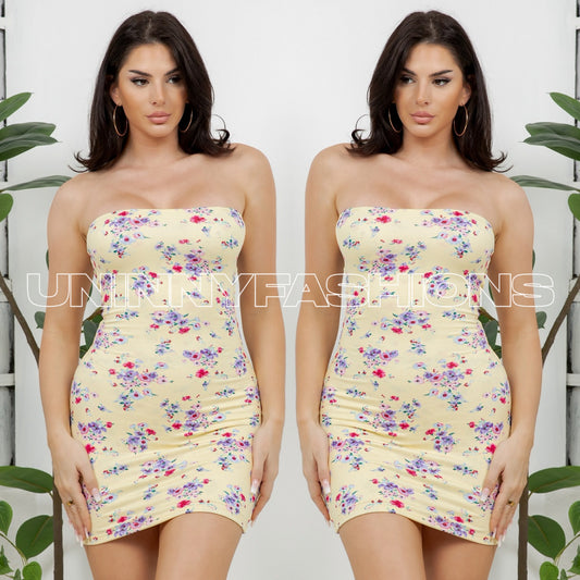 Yellow Floral Mini
